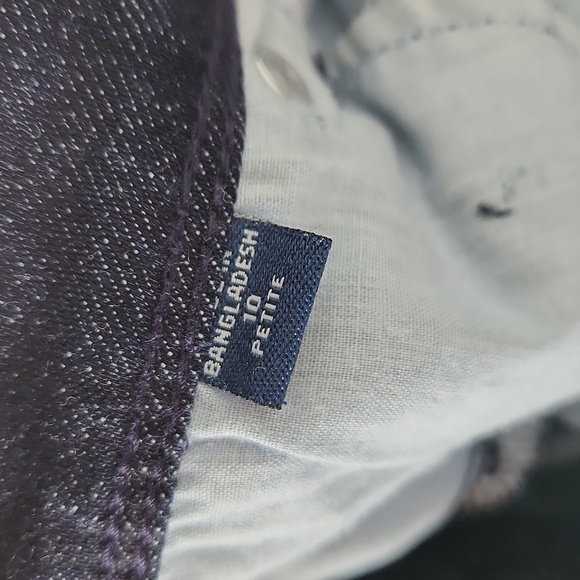 High Rise Straight Leg Jeans by J Jill size 10P - Picture 5 of 7